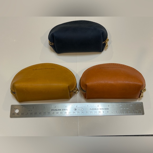 Three (3) “Taco Tassel” pouches from Portland Leather Goods - Picture 4 of 12